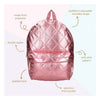 Milky Kiss Backpack Lush Life Pink Metallic