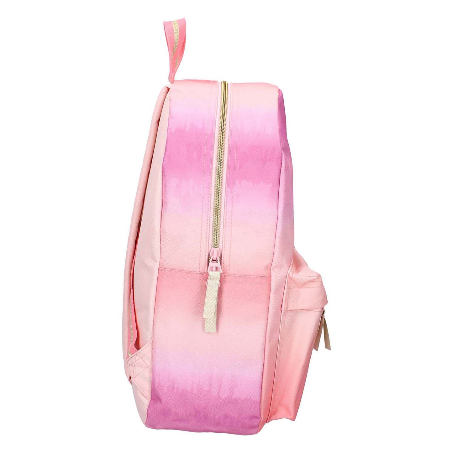 Mochila de beso lácteo amor y risa rosa