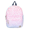 Mochila Milky Kiss estilo atrevido con estampado de leopardo.