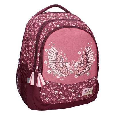 Zaino Milky Kiss fiori Wild Bliss, 3 scomparti