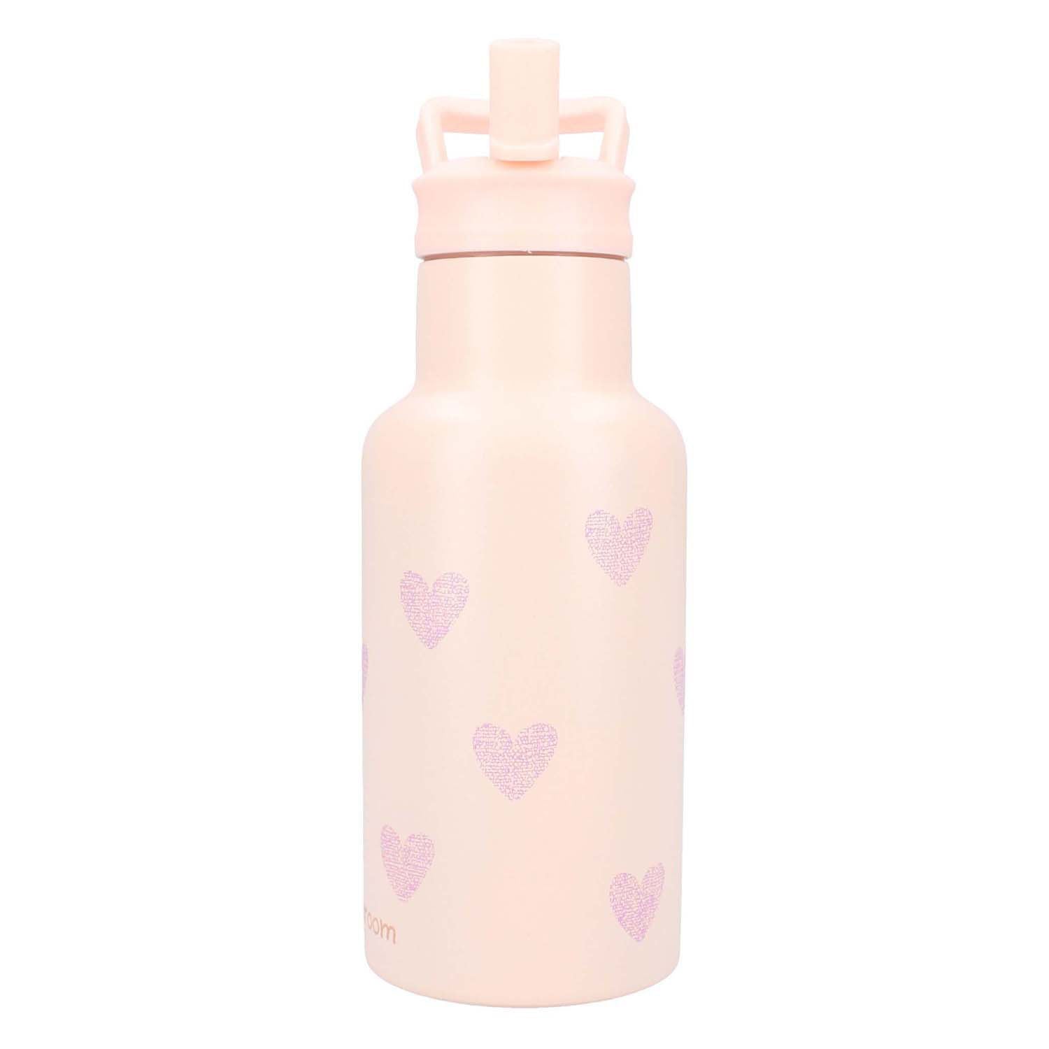 Kidzroom drinkfles sweet sips hartjes, 350ml