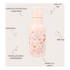 Kidzoom bebiendo botella dulce sorbos flores, 350 ml
