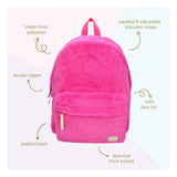 Mochila de beso lácteo el factor wow esponjoso rosa - afbeelding 5