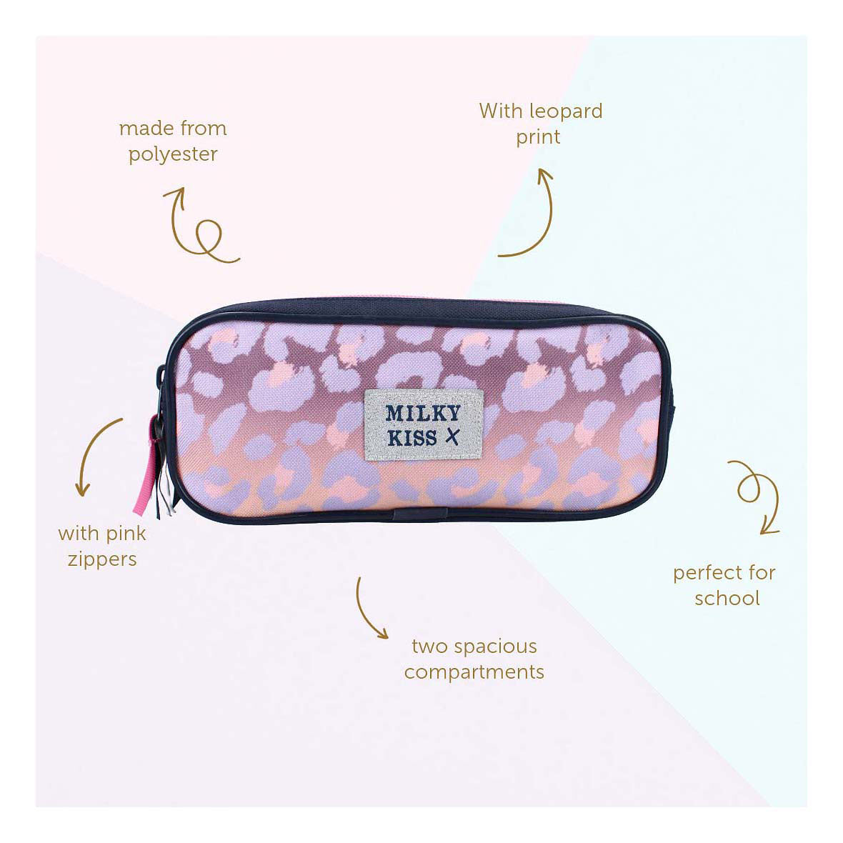 Estuche para lápices Milky Kiss fusión feroz