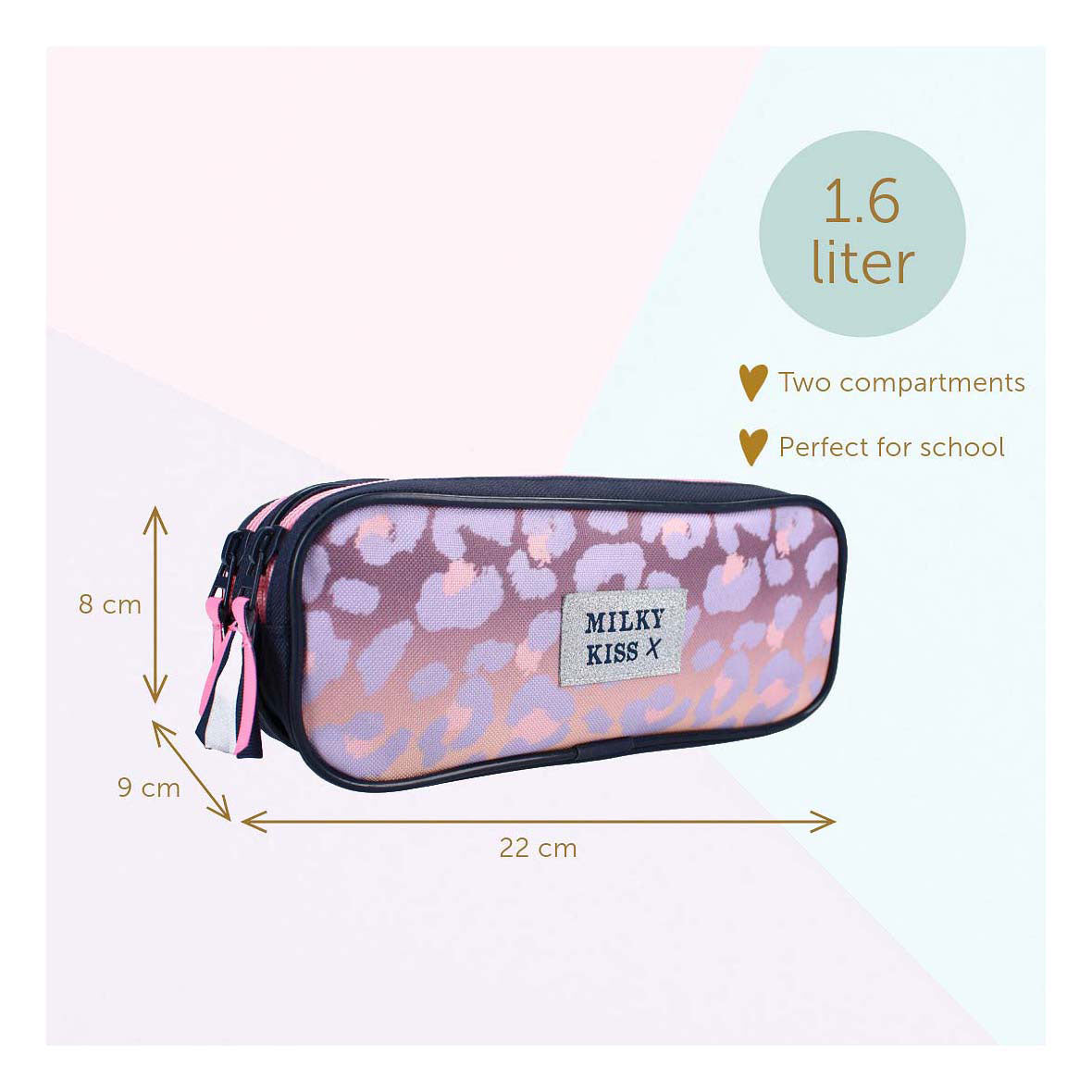 Estuche para lápices Milky Kiss fusión feroz