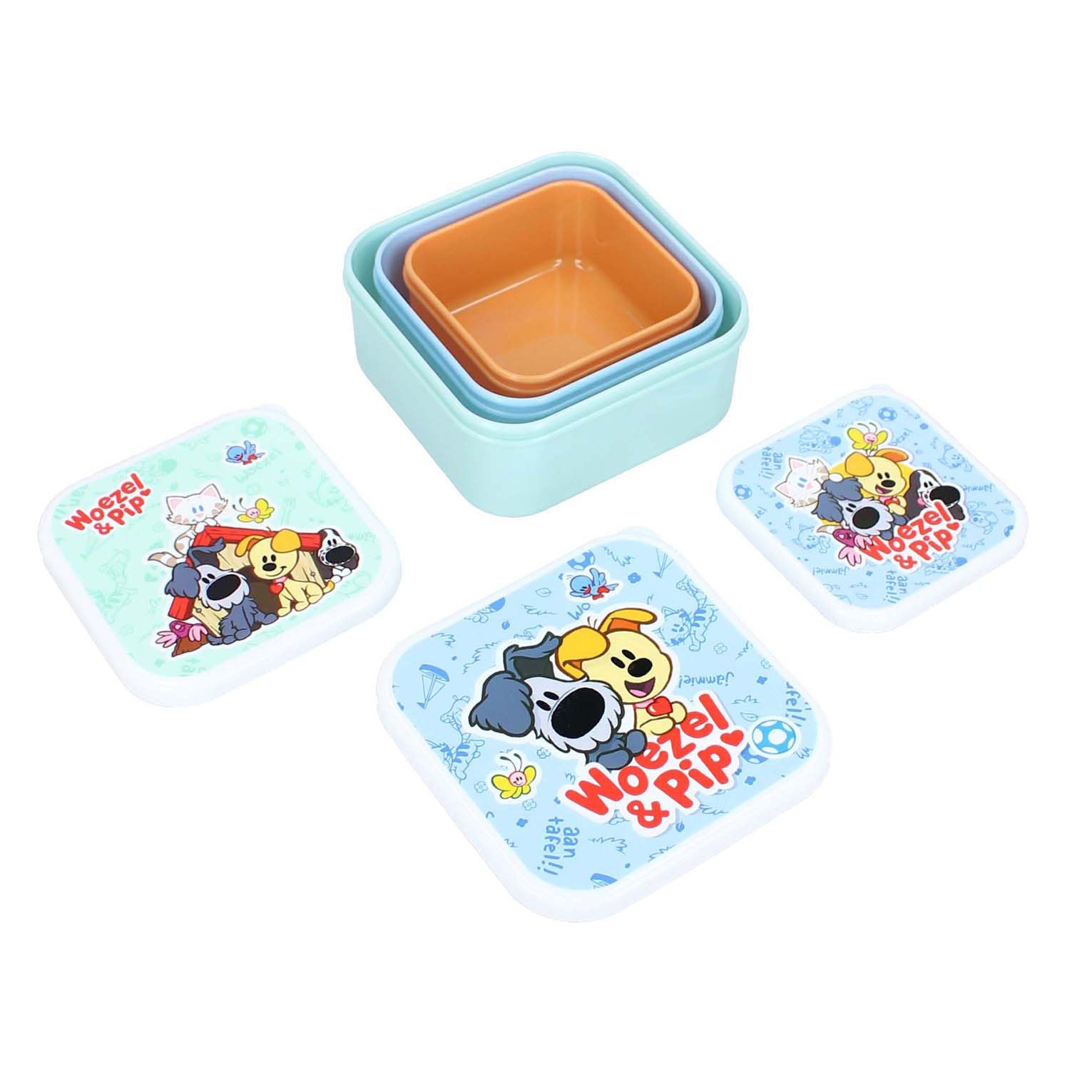 Woezel e Pip Snackbox 3 in 1 bocconi freschi
