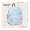 Mochila Kidzroom pequeña historia - verde