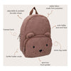 Kidzroom rugzak comfort friends - bruin