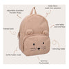 Kidzroom rugzak comfort friends - beige