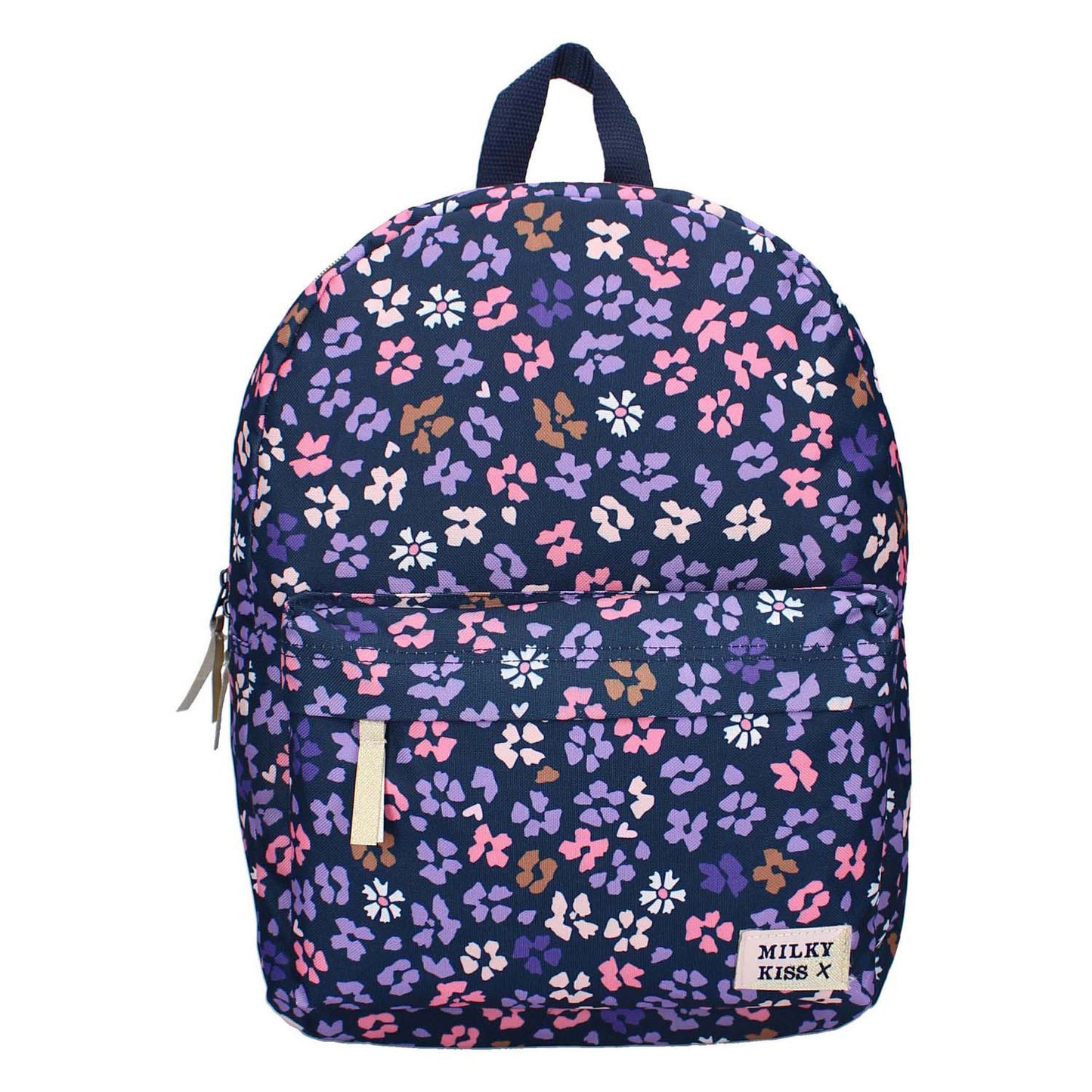 Mochila milky kiss prestige flores azul oscuro