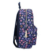 Mochila milky kiss prestige flores azul oscuro