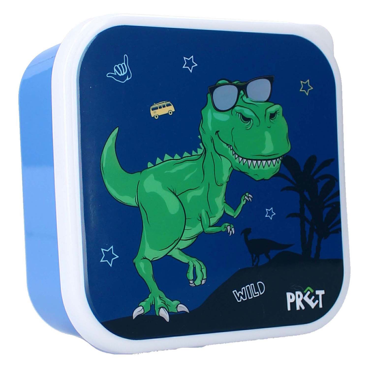 Fiambrera Vadobag Fun Fresh Bites Dinosaurio - 3 piezas.