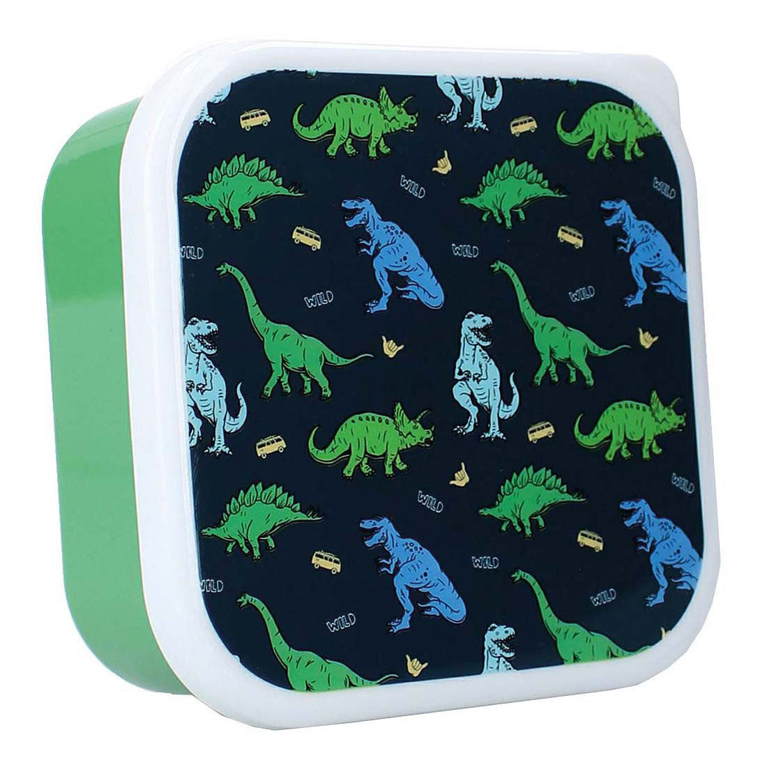 Fiambrera Vadobag Fun Fresh Bites Dinosaurio - 3 piezas.