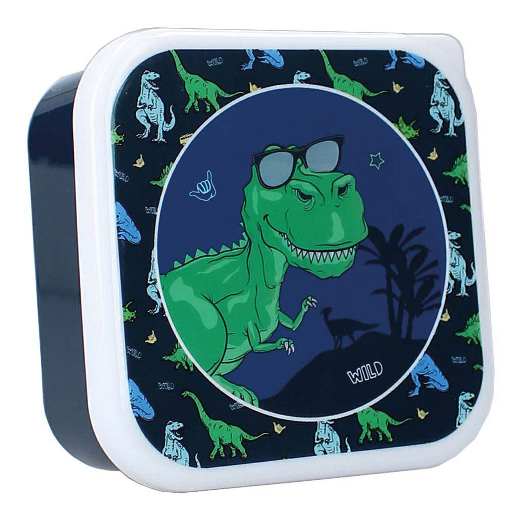 Fiambrera Vadobag Fun Fresh Bites Dinosaurio - 3 piezas.