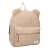 Vadobag mochila divertida cresta y fila - orejas de oso beige