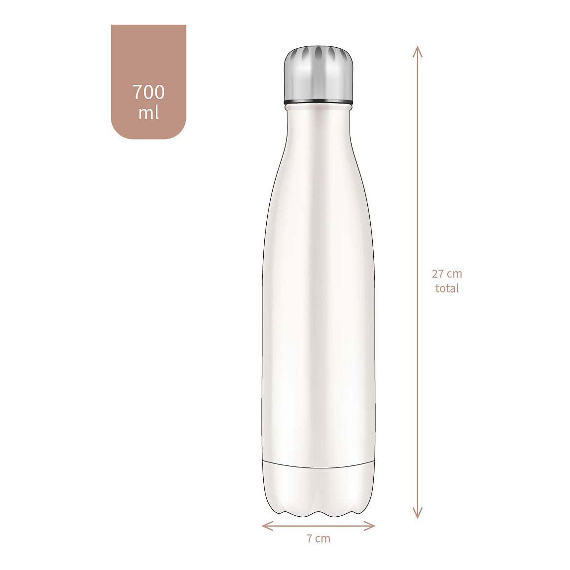 Vadobag drinkfles hello kitty thirsty for more - 700ml
