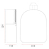 Vadobag puntada simplemente mochila 3D especial