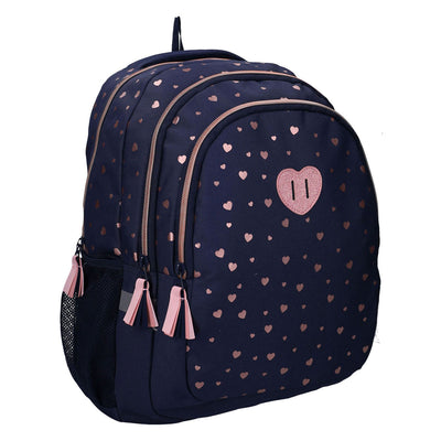 Vadobag mochila con lindo latido del corazón beso lechoso