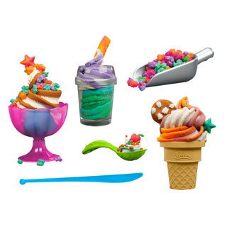 Play-doh regenboog softijs speelset - 5 kleipotjes