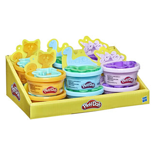 Playdoh vasetti tascabili e forme assortite | 12 pezzi