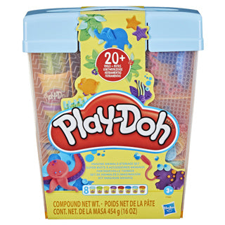 Set portaoggetti Play-doh per animali fantastici - 8 vasi di terracotta