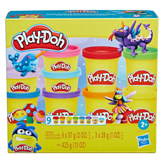 Playdoh confezione da 9 assortiti | 3 pezzi