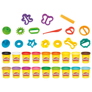 Kit de color súper de juego-doh