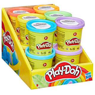 Vasetti play-doh assortiti nuovi | 24 pezzi