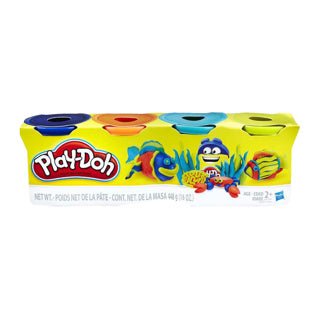 Hasbro play-doh klassieke kleuren 4-pack assorti | 8 stuks