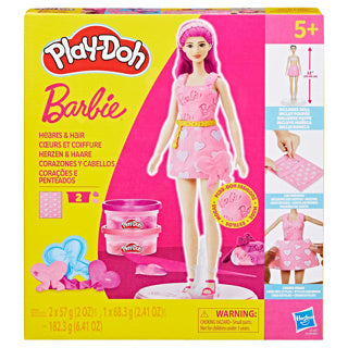 Play-doh Barbie corazones y cabello