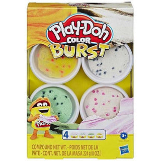 Play-Doh Colours Explosion con 4 barattoli di argilla