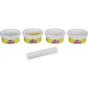 Play-doh kleuren explosie met 4 potjes klei