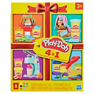 Mini play-doh, set da gioco 4 in 1