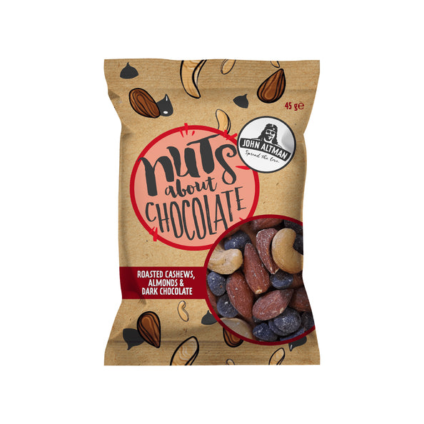 John altman mixed nuts chocolate zakje (12x45gr)