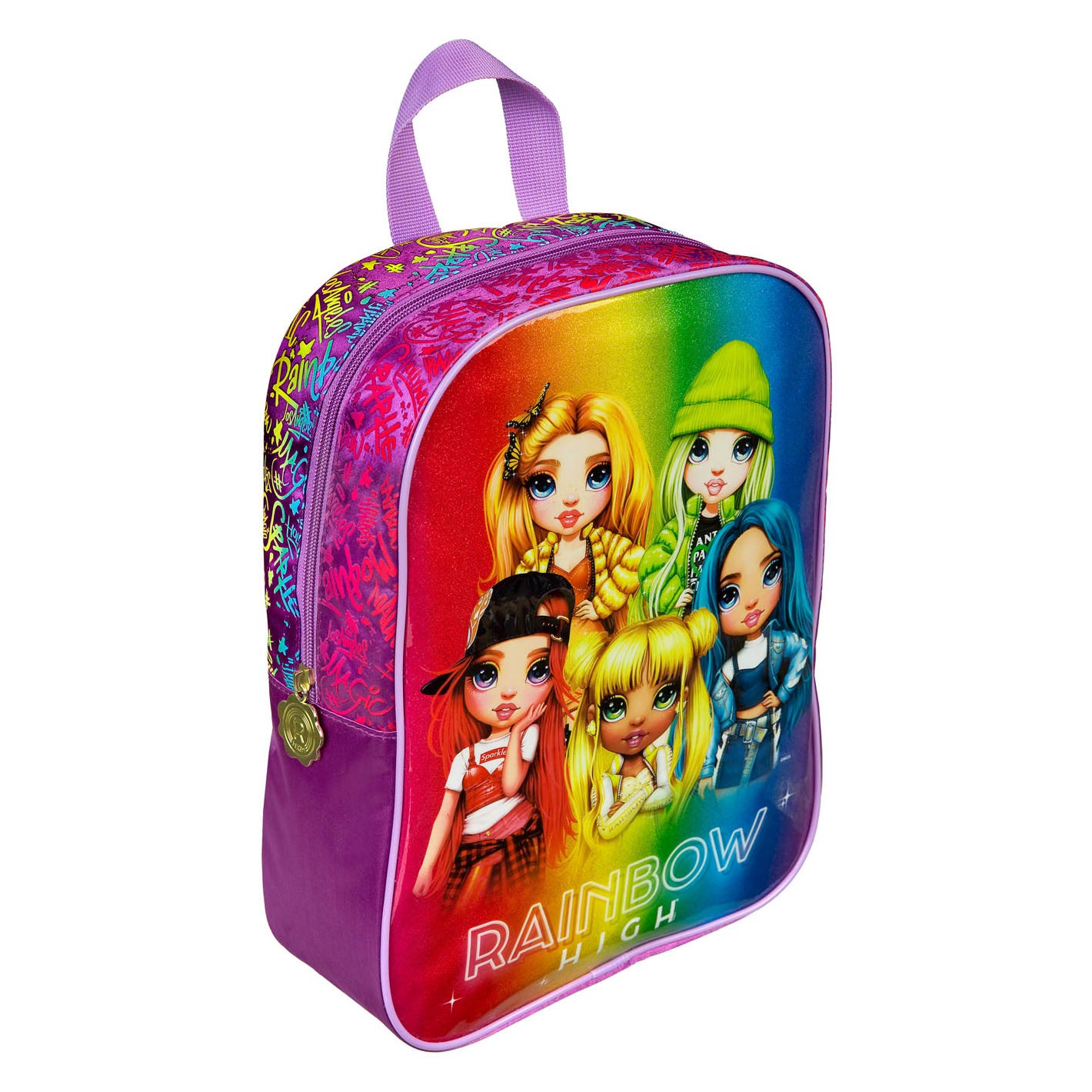 Mochila encubierta arcoiris alta