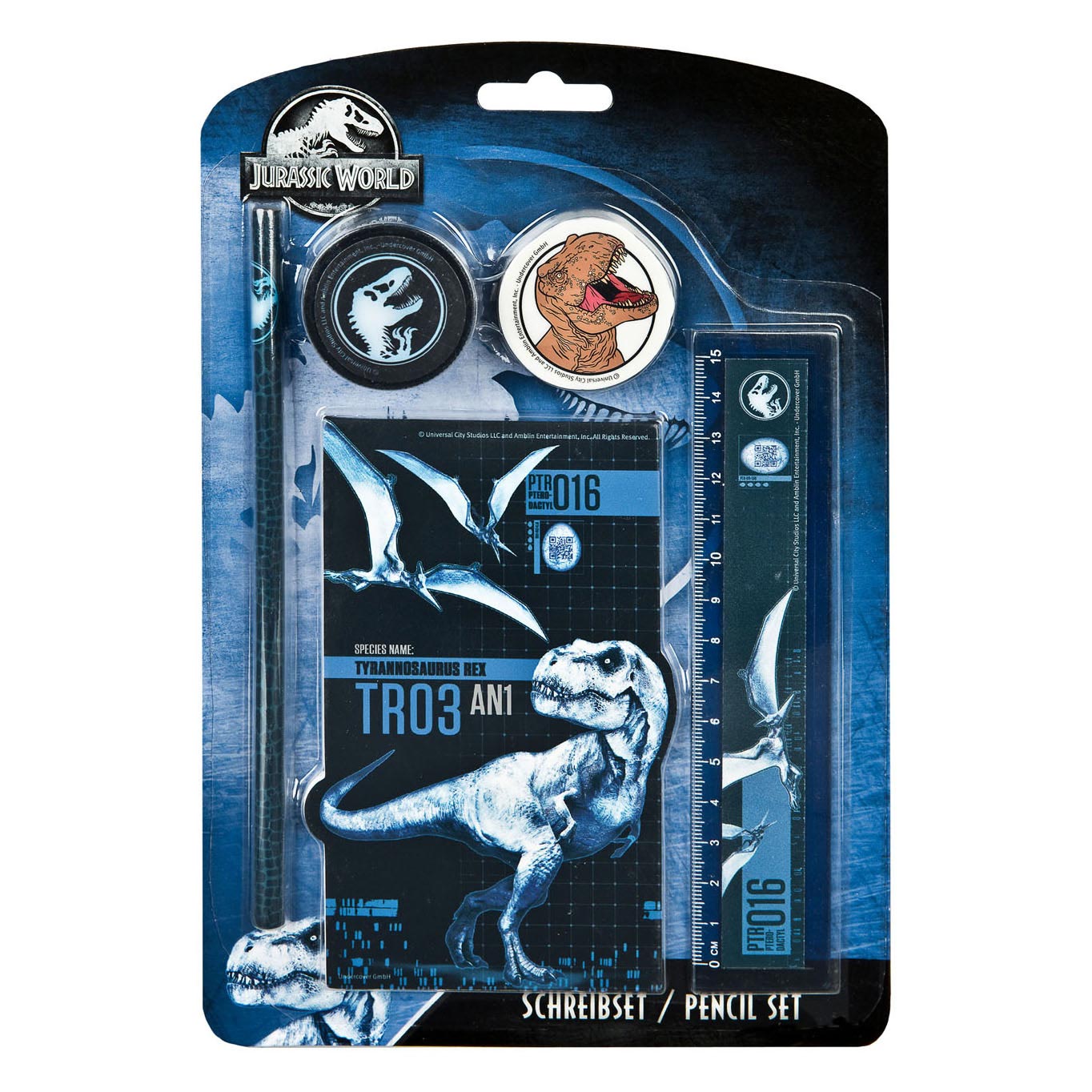 Jurassic World Writing Set, 5dlg.