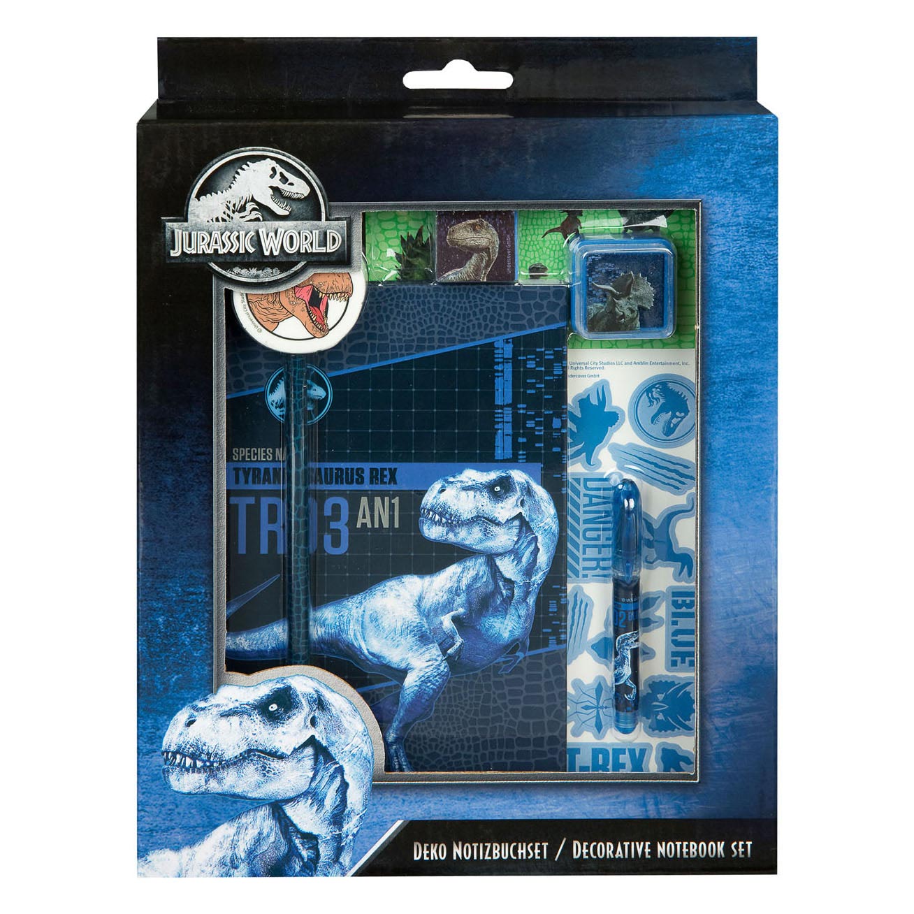 Set de cuaderno Jurassic World