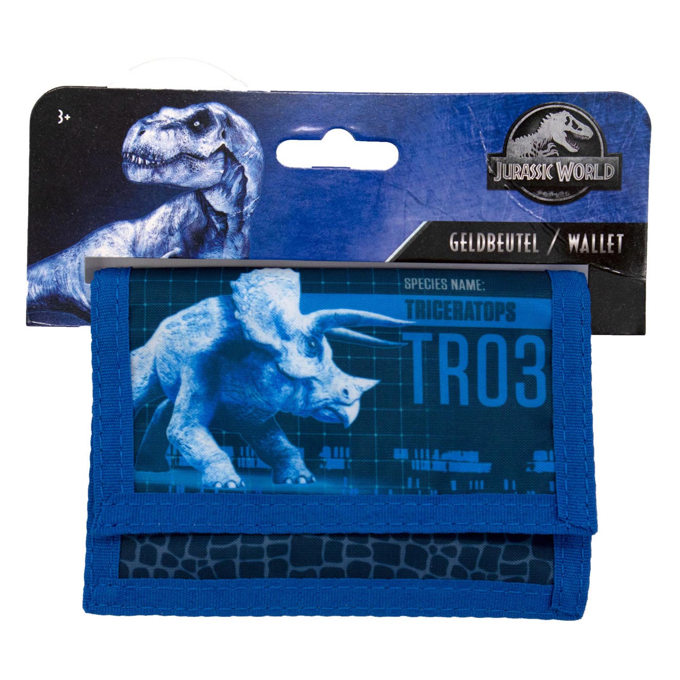 Sotto copertura Jurassic World Wallet Triceratops