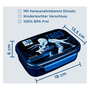 Undercover jurassic world lunchbox blauw - afbeelding 5