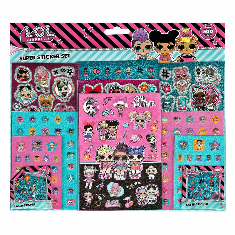 L.o.l. surprise! l.o.l surprise! super stickerset, 500st.