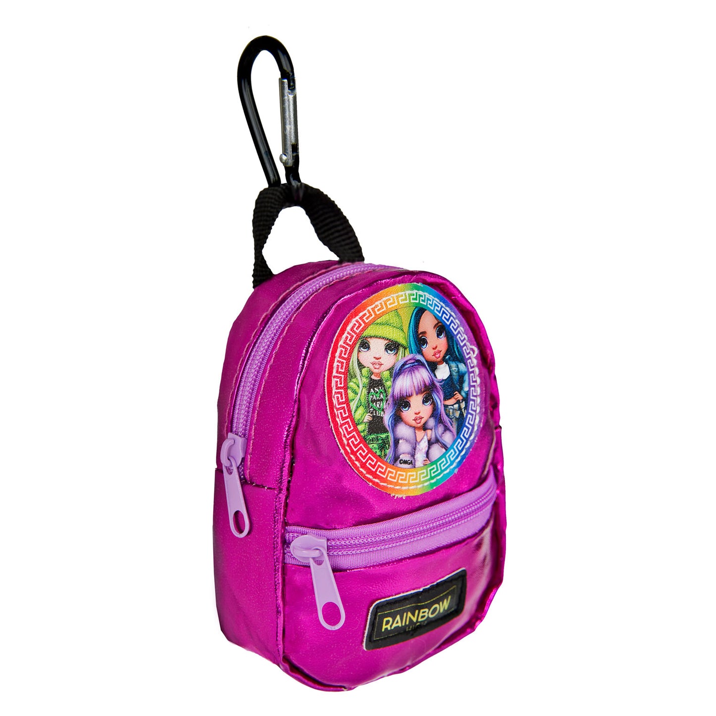 Llenado del anillo de llave de mochila de arco iris encubierta llena