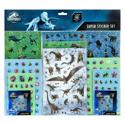 Jurassic World Stickerset, 500º.