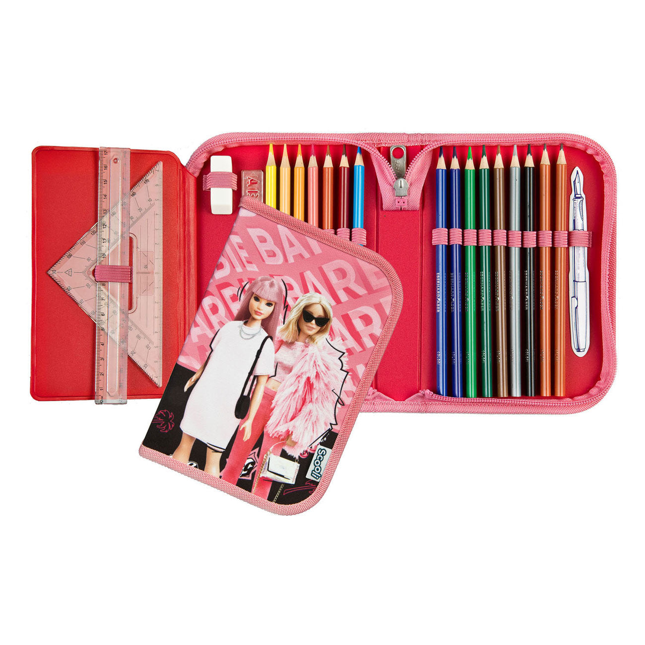 Undercover gevulde etui barbie