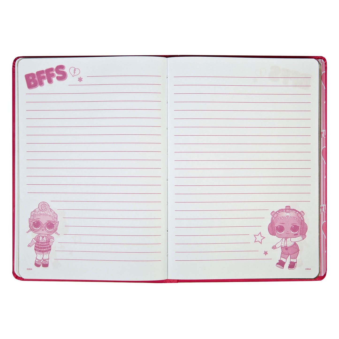 Cuaderno sorpresa con tapa magnética y cierre magnético.
