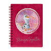 Notebook encubierto A5 congelado con lentejuelas