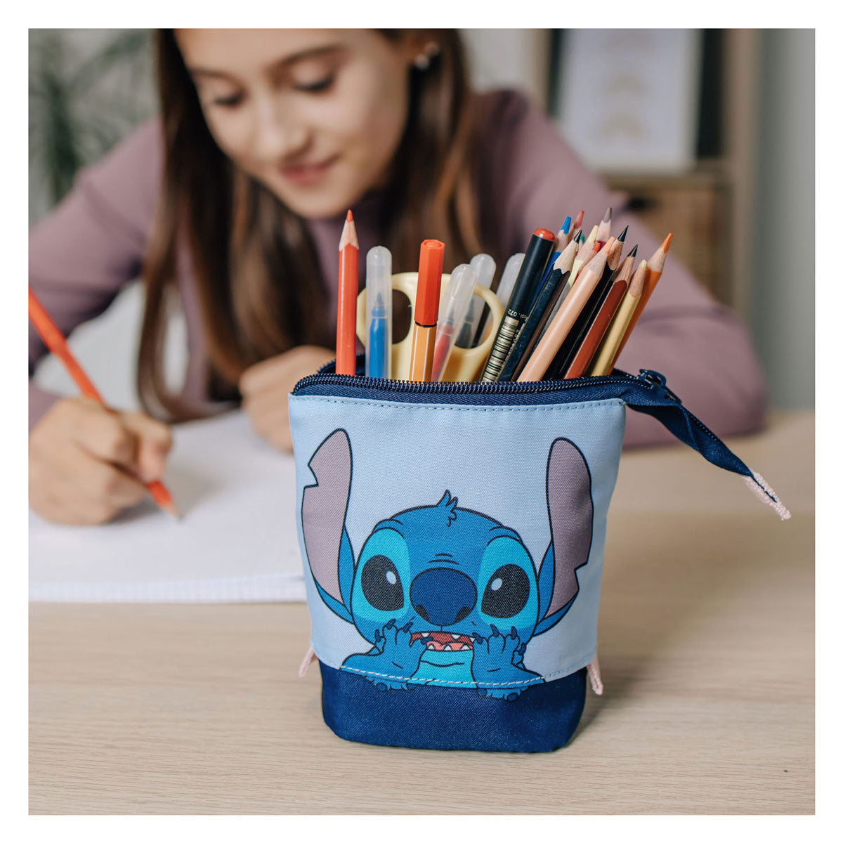 Undercover penny and pen holder 2in1 Stitch