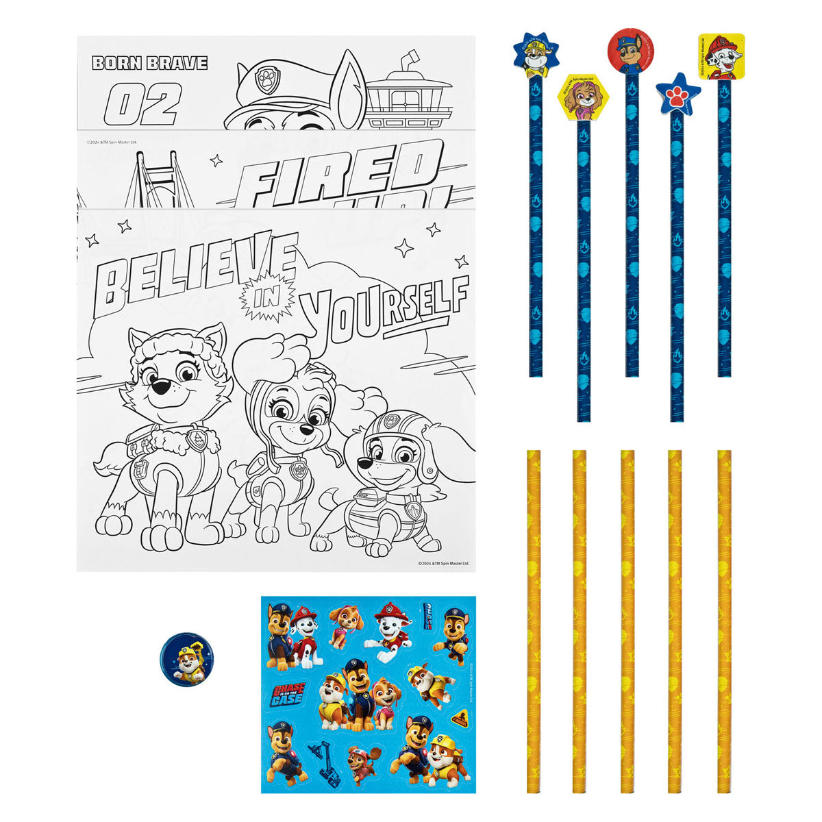 Set di colori sotto copertura con Gummen Paw Patrol, 29dlg.