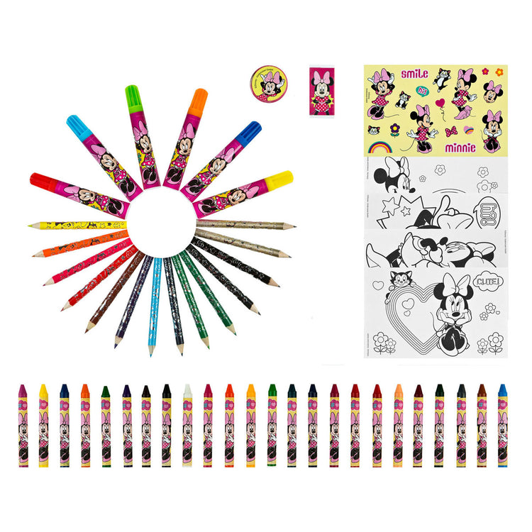 Maleta en color maldita Minnie Mouse, 51dlg.