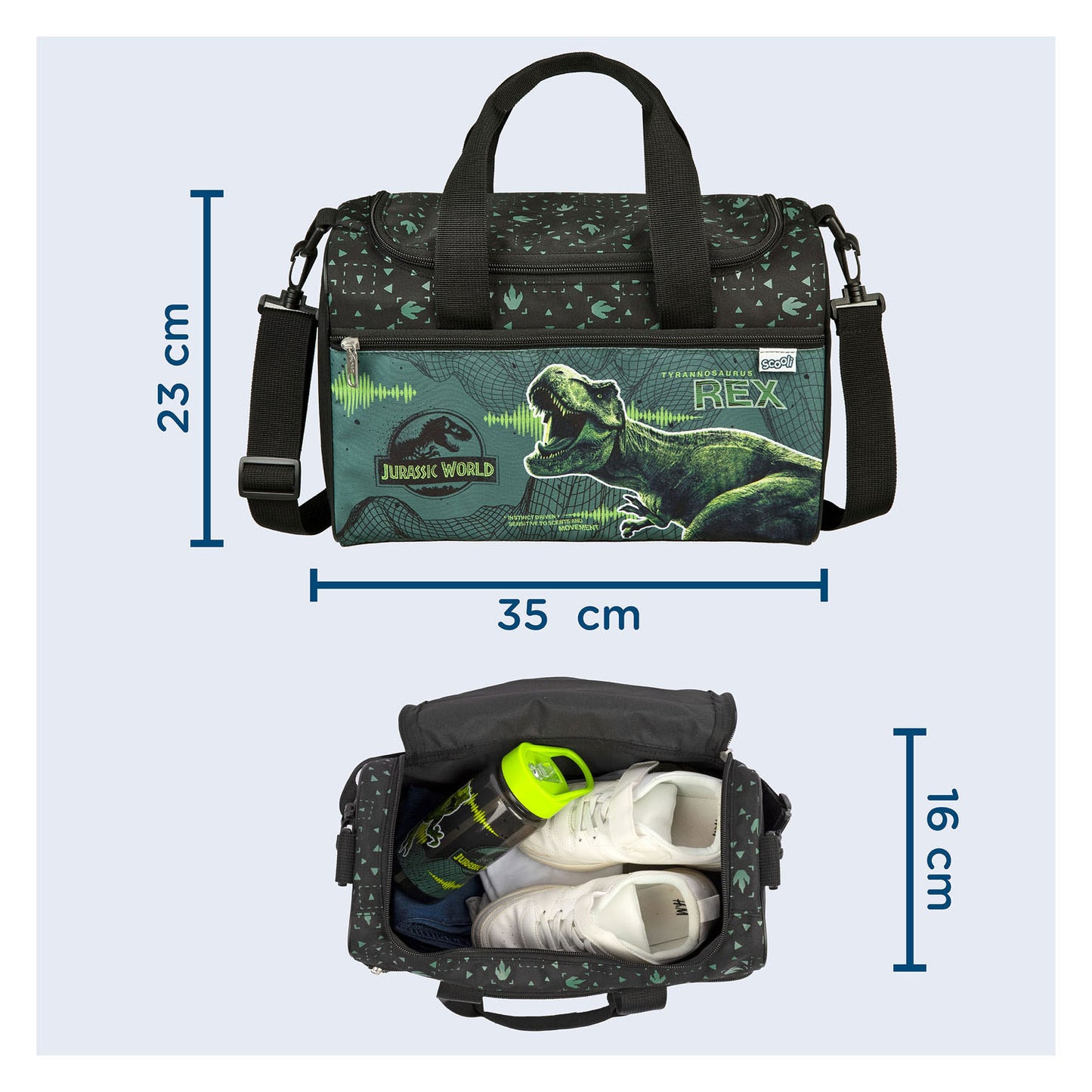 World Jurassic sotto copertura Sportsbag