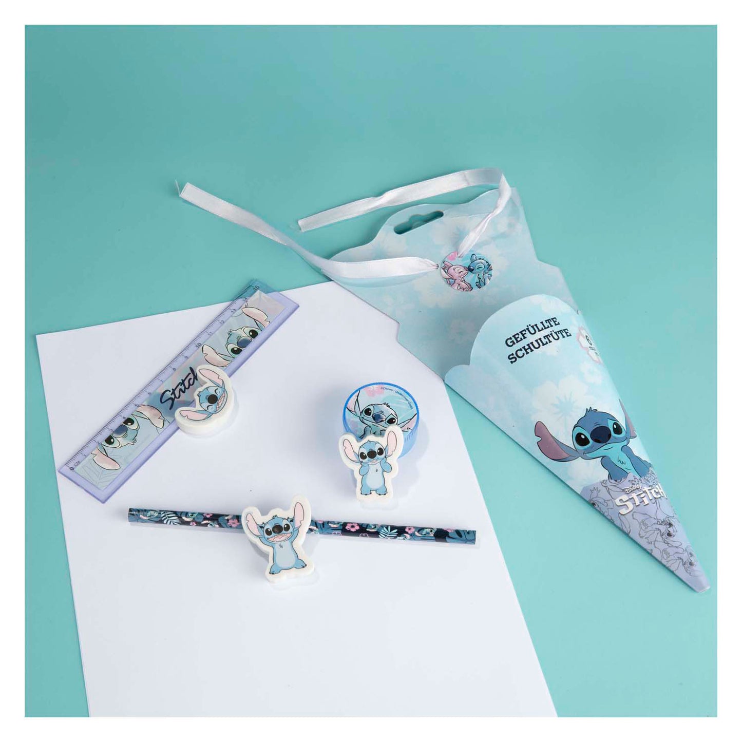 Stitch Undercover Write School Set, 6dlg.